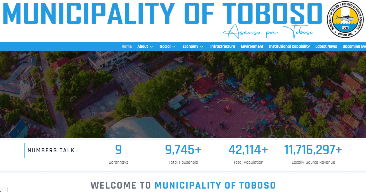 Municipality of Toboso Website