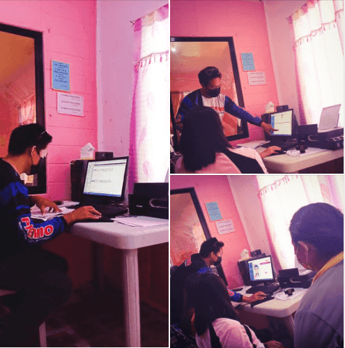 TechzQuad conducting hands-on software training for barangay staff